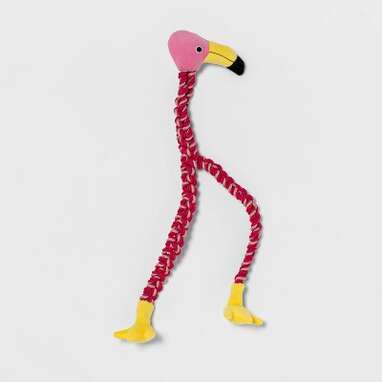 target flamingo dog toy